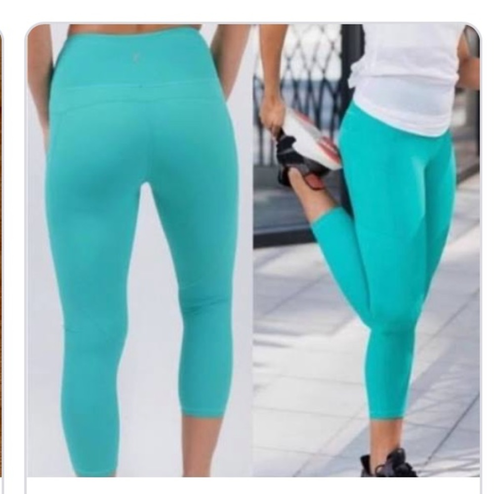 EUC Zyia Emerald LNT Capris leggings 6/8